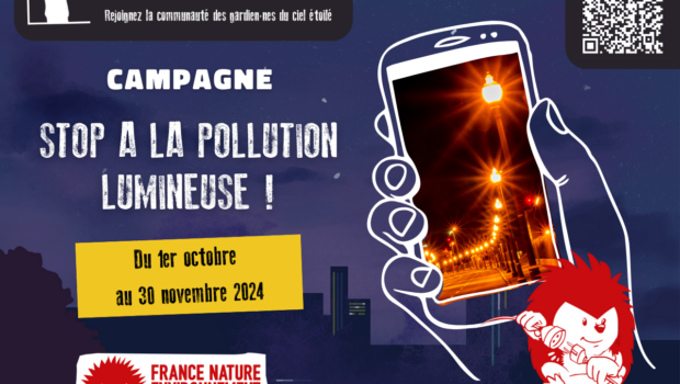 Jusqu’au 30 novembre 2024, FNE Pays de la Loire organise une campagne de recueil de signalements liés à la pollution lumineuse. Pour y participer, il suffit de se promener de […]