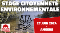 Le 27 juin 2024, FNE Pays de la Loire organisait un stage de citoyenneté environnementale dans le cadre d’une convention avec le parquet d’Angers. Le stage de citoyenneté est une […]